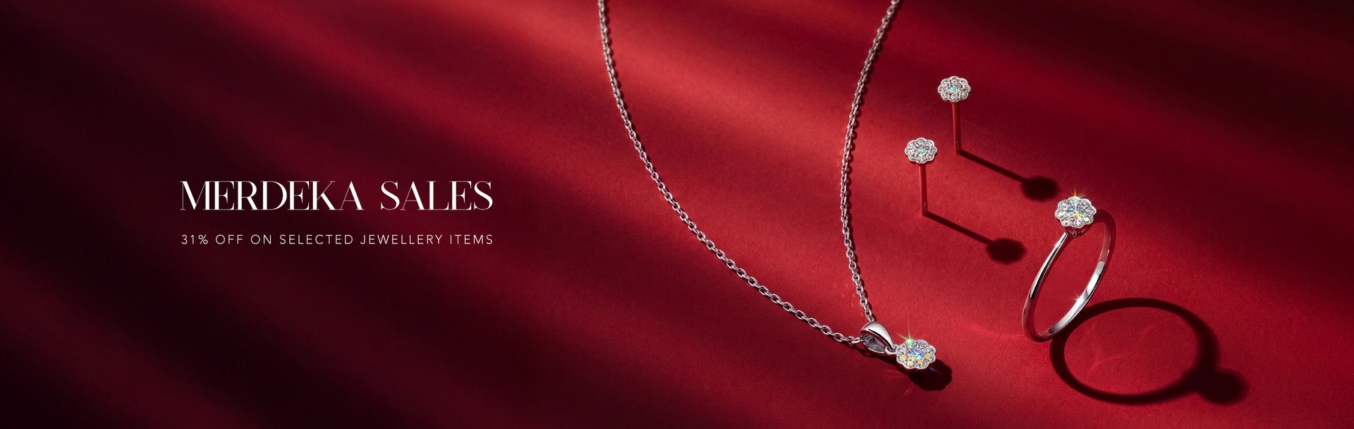 31% off on selected jewellery