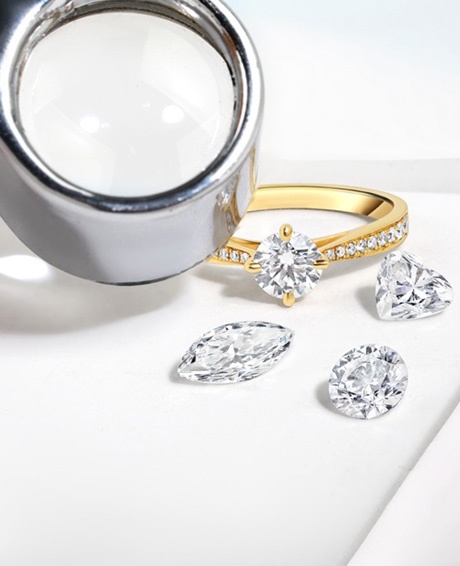 Design your own ring Color Diamonds